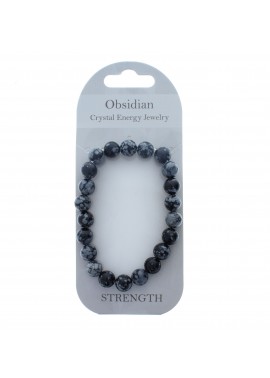 8 mm Pulcera Obsidian