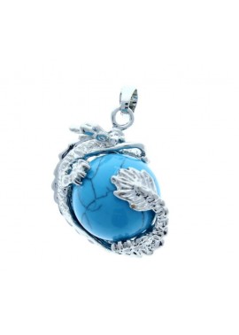 Colgante Piedra Bola Varios Colores B