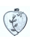Colgante Piedra Forma Corazon  