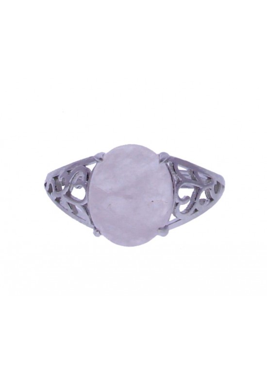 Anillo con Piedra Color Rosado 