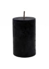 2x3 Vela Pilar Redondo Sin Olor Negro