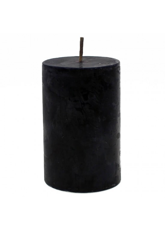 2x3 Vela Pilar Redondo Sin Olor Negro