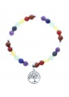 Pulsera 7 Colores con Arbol Colgante