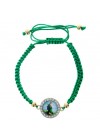 Pulsera Verde San Judas  