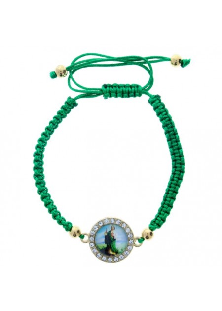 Pulsera Verde San Judas  