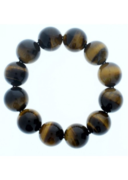Pulsera Piedra Tigre Cuentas A 