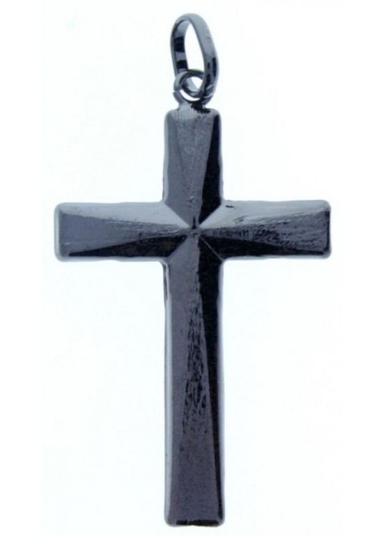 Colgante Cruz Negro C  