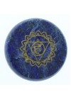 Colgante Piedra Azul Oscuro Redondo 