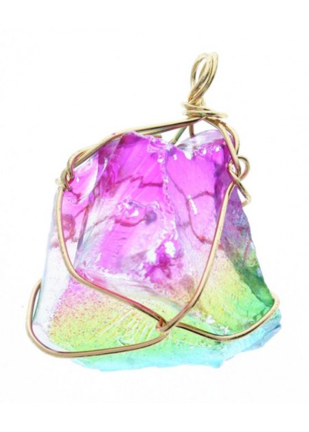 Colgante Piedra Multicolor   