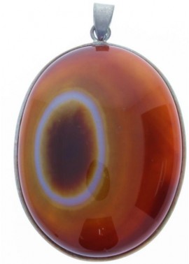 Colgante Piedra Forma Oval Jaspe Grande