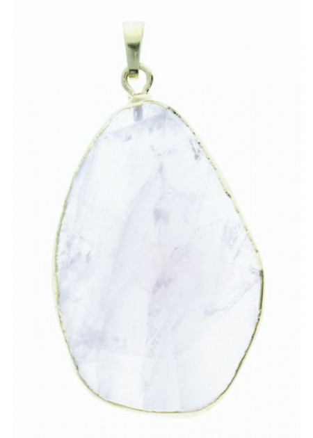 Colgante Piedra Rosado Cuarzo B 