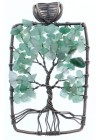 Colgante Piedra Forma Arbol  
