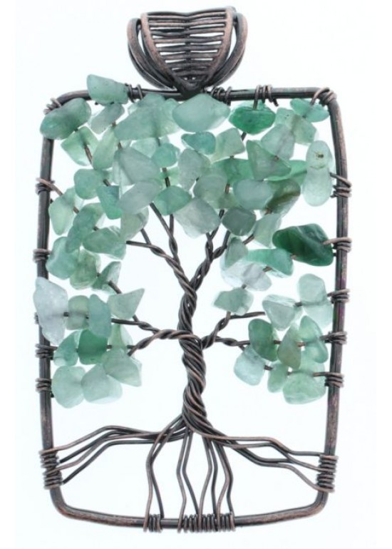 Colgante Piedra Forma Arbol  