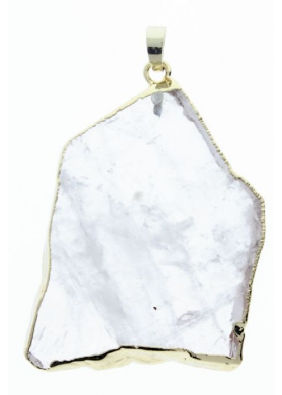 Colgante Piedra Blanco A  