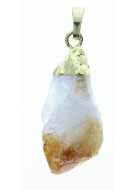 Colgante Piedra Blanco Marron A 