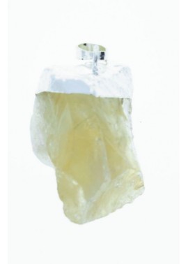 Colgante Piedra Blanco Marron B 