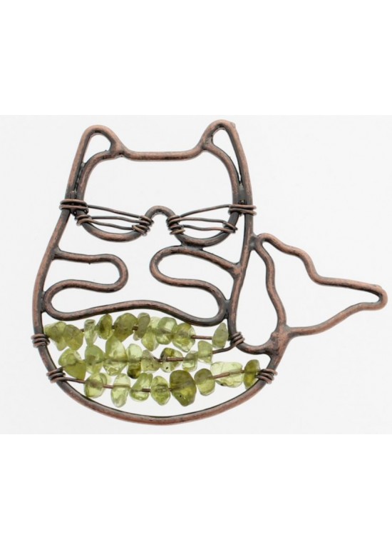 Colgante Piedra en Bronce  