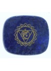 Colgante Piedra con Mantra Azul 