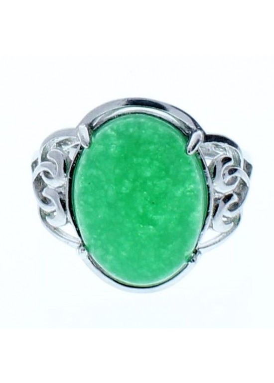 Anillo con Piedra Color Verde 