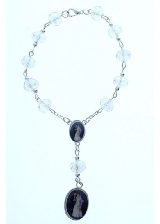 SCM004WS Rosario Pulsera 12 CT 