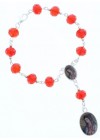 SCM005REDS Rosario Pulsera 12 CT 