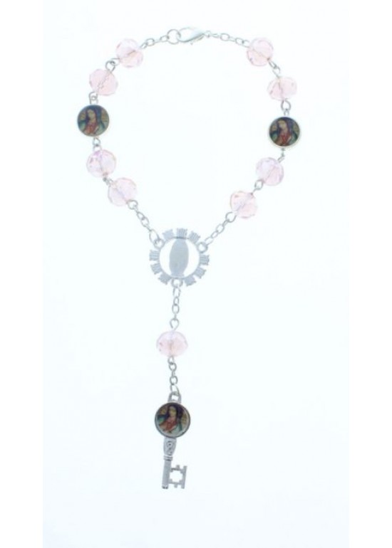 SCM008PKS Rosario Pulsera 12 CT 