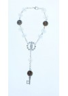SCM008WS Rosario Pulsera 12 CT 